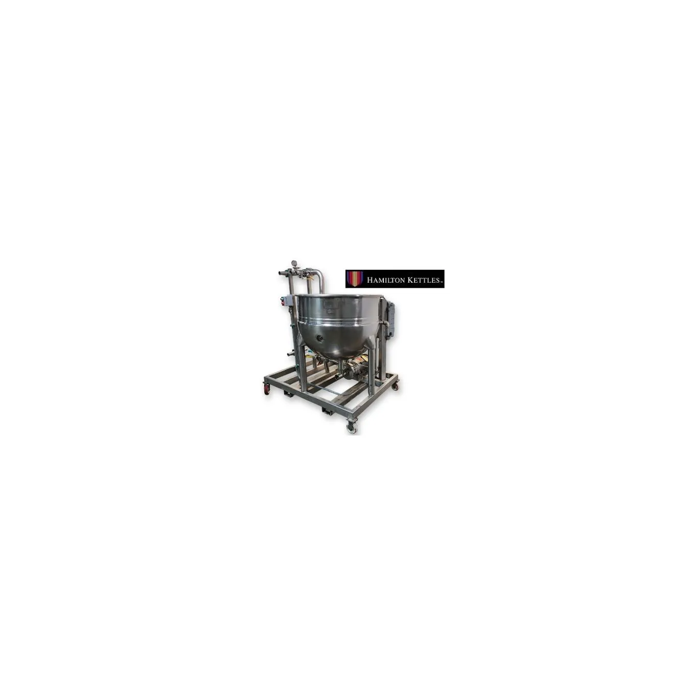 Used 150 Gallon Hamilton Stainless Steel Jacketed Kettle w/ Pump