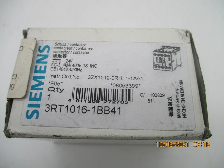 New | in-Stock Siemens 3RT1016-1BB41 PLC Processors Arizona US | ASSET CONVERSION SPECIALISTS, INC. #311106