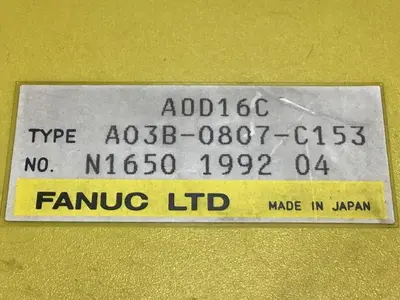 USED FANUC A03B-0807-C153