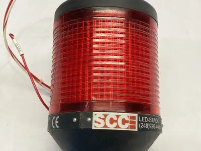 USED SCC LED STACK LIGHT RED .05A 120VAC