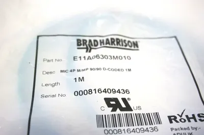 NEW BRAD HARRISON E11A06303M010 CABLE