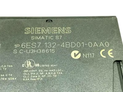 6ES7132-4BD02-0AA0 | Siemens  Electron Module LOT OF 2 - Used