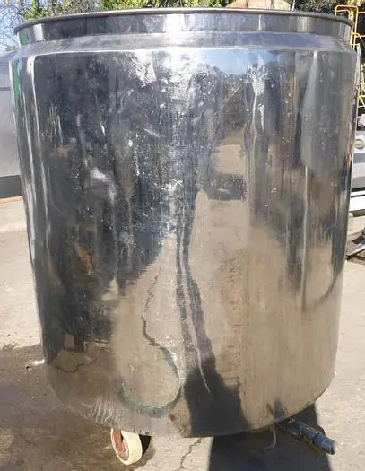 Tank, 325 Gallon, 316 Stainless Steel, 45" x 47", Jacketed, OT/SB #S743435