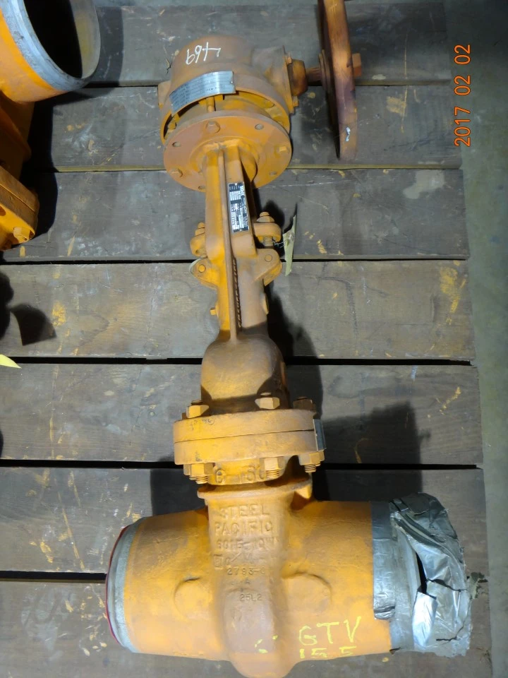 Pacific 6", Class 150, WCB, Gate Valve