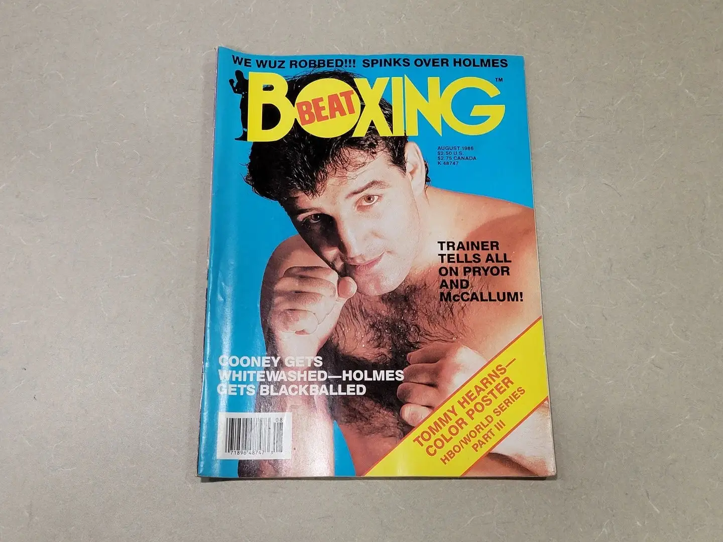 USED BOXING AUGUST 1986