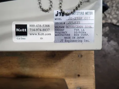 USED JT ENGINEERING JE270F G01