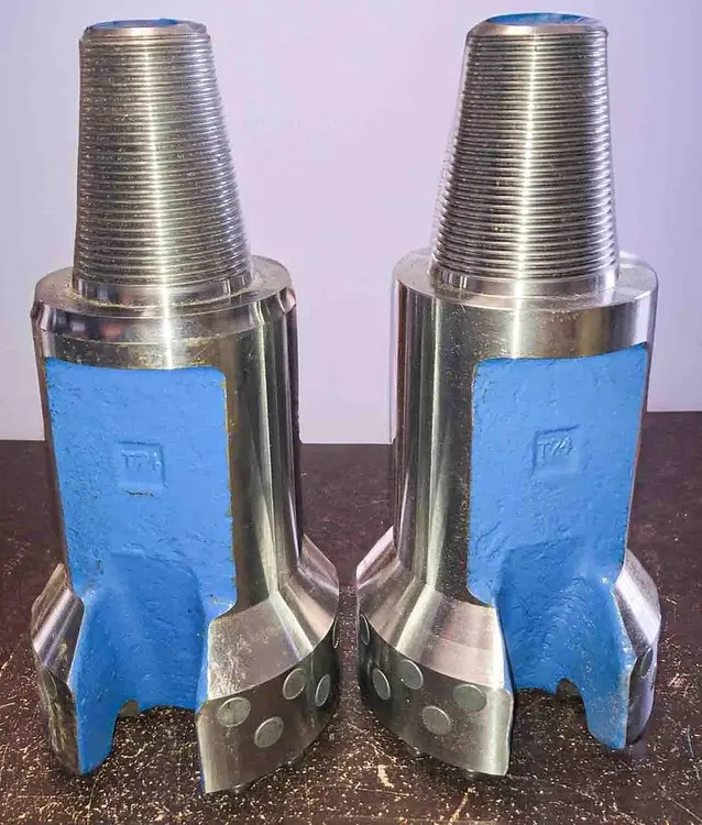 Used TRIDENT SUPREME 6" FLAT FACE CARBIDE BUTTON CABLE TOOL DRILL BIT Carbide Drills Pennsylvania US | East West Machinery & Drilling #1417759