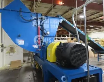 USED 2016 SSI SR400E UNI-SHEAR SINGLE SHAFT SHREDDER