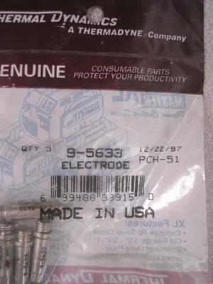 5 NEW THERMAL DYNAMICS 9-5633 ELECTRODES