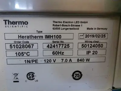 Used _UNKNOWN_ _UNKNOWN_ Thermostatic Incubators California US | R&D Laboratory Equipment #1304794