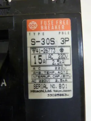 USED HITACHI S-30S-3P-15A