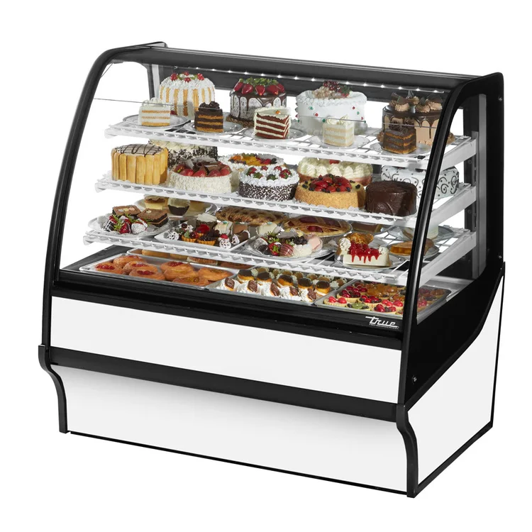 Used True TDM-R-48-GE/GE-W-W Display Refrigerators Illinois US | Falcon Restaurant Supply #1373873