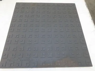 Wearwell H-9389 ErgoDeck Mat - 18 x 18", Solid Tile 7/8" Thick  Lot of 10pcs