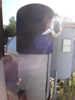 117 Gallon 304 Stainless Vertical Tank
