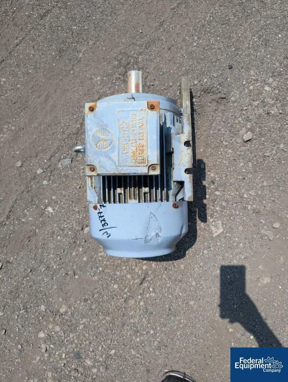 Unknown 7.5 HP Motor, Model GR3-CI-TF-213T-4-B-D-7.5