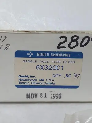 New | in-Stock GOULD SHAWMUT 6X32QC1 Miscellaneous Equipment (Electrical & Power) | Surplus Asset Holdings #1197949