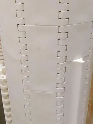 White 30” Plastic Modular Conveyor Belt