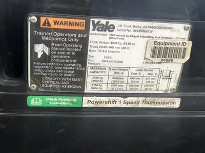 USED 2016 YALE GLP050VX