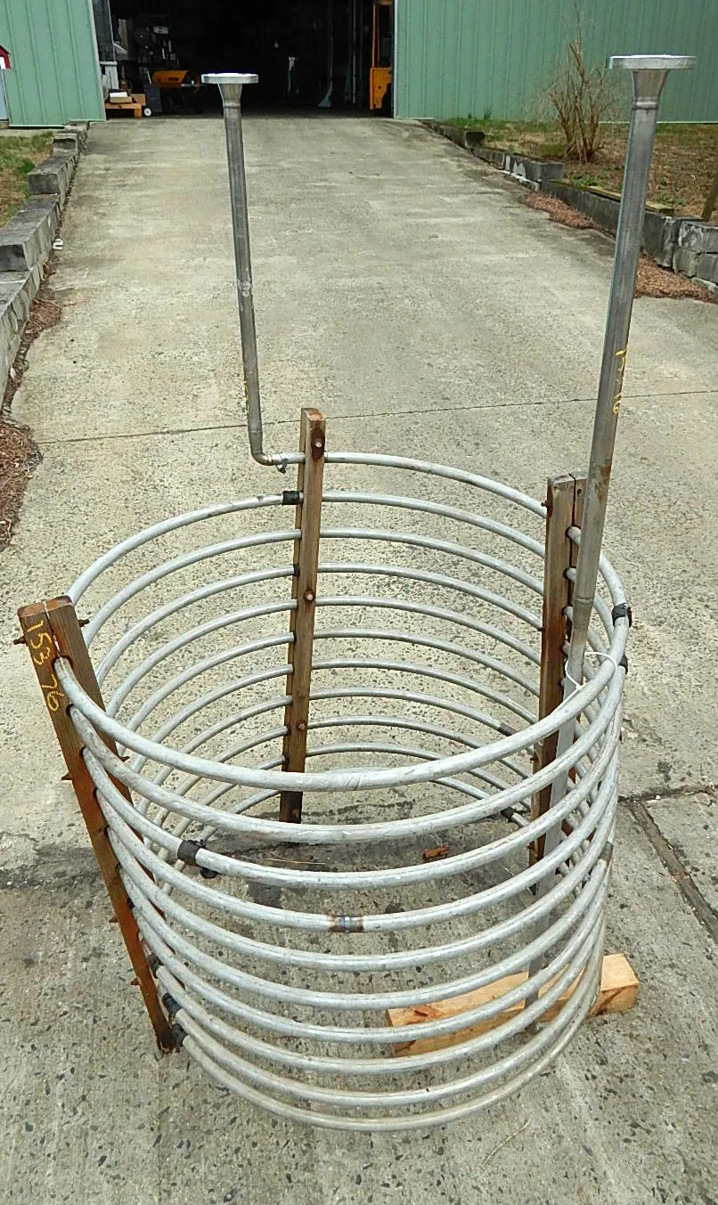 USED 44" - 10 WRAP COIL 44" SS COIL