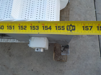 Commercial Stainless Steel Poly Conveyor Unit, Reduce Gear Box Drive, Extra Poly Belt, 10'' Width, 1...