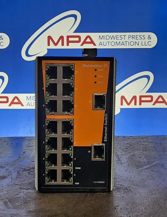 Used WEIDMULLER IE-SW-VL16-16TX Relays & Switches | Midwest Press and Automation #618228