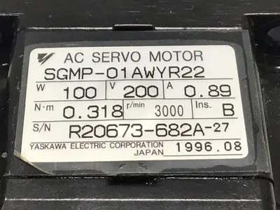 USED YASKAWA SGMP-01AWYR22