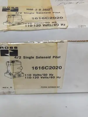 New | in-Stock ROSS 1616C2020 Solenoid Valves Ohio US | Surplus Asset Holdings #1520417