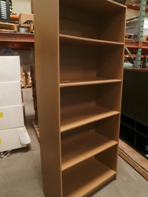 Custom Brown  Design Storage Unit Design Furniture 34"X16"X80" 5 Shelves