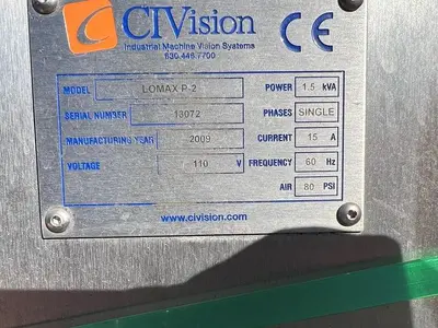 USED CI VISION / METTLER TOLEDO LOMAX P-2