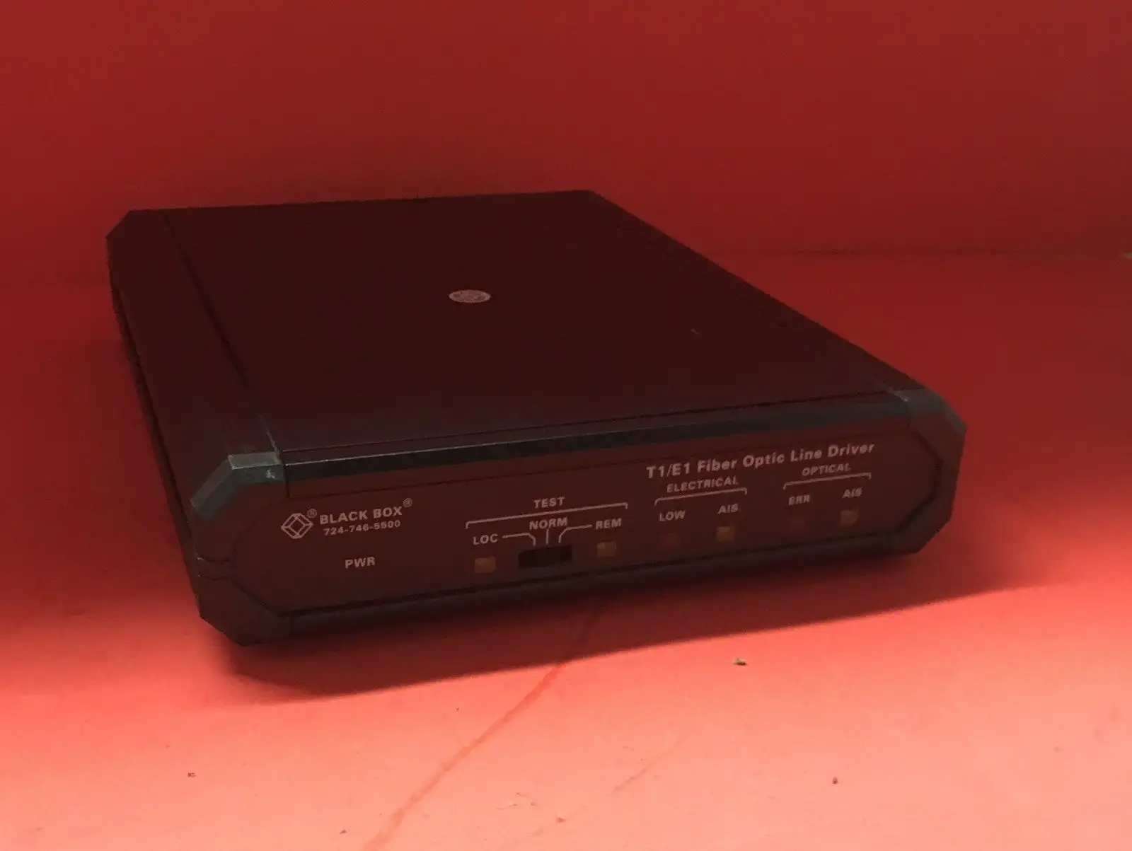 Black Box T1/E1 MT6501A-ST Fiber Optic Line Driver AUC