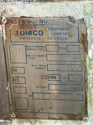 TOMCO 50 TON Zbiorniki ze stali węglowej atmosferyczne i ciśnieniowe 0 - 9999 gal | Perry Equipment (4)