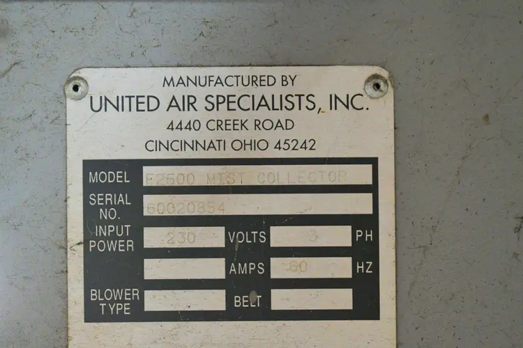 Used DUST HOG _UNKNOWN_ Mist Collectors Ohio US | Yoder Brothers machinery #444667