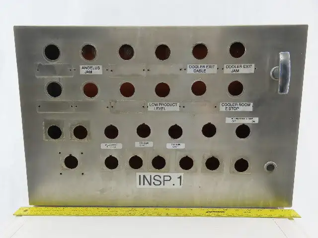 16" x 24" x 6" Stainless Steel Electrical Enclosure W/Back Plate
