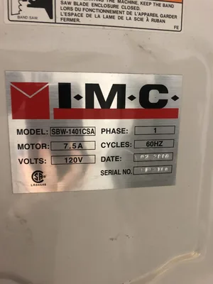 USED IMC SBW-1401CSA