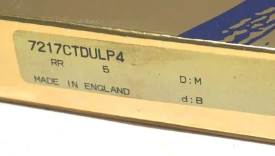 NEW RHP 7217CTDULP4 ANGULAR BALL BEARING