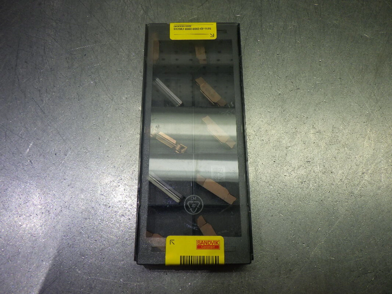 Sandvik Carbide Grooving Inserts QTY10 N123K2-0600-0002-GF 1125 (LOC1029A)