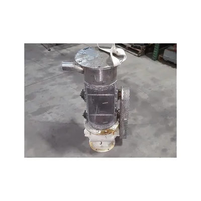 Used 10x12 Semco Rotary Airlock valve with Dual Shaft Agitated lump breaker