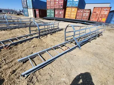 18.5ft. Steel Caged Ladder