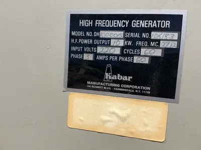 Used KABAR DH1000FS Miscellaneous Packaging Equipment Ohio US | HGR 24 #1309350