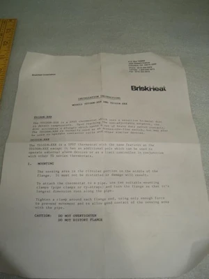 New | in-Stock BRISKHEAT _UNKNOWN_ Temperature Controls | OCO Industrial #1593186