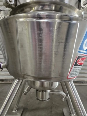 DCI Jacketed Stainless Steel Portable Vessel Tank Fermentation