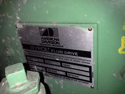 Gyrol Fluid Drive size 146, 1200 rpm , 20hp