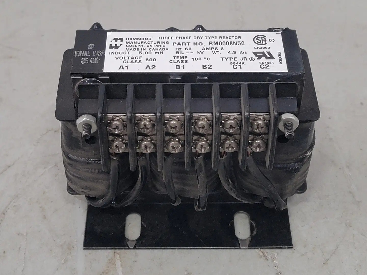 USED HAMMOND MANUFACTURING RM0008N50