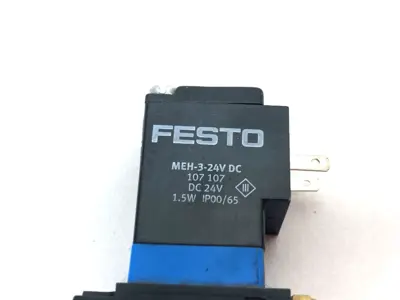 Used Festo Solenoid Actuated Valve 3/2-way Direct Acting 15341 Solenoid Valves Michigan US | Maverick Industrial Sales #1397924