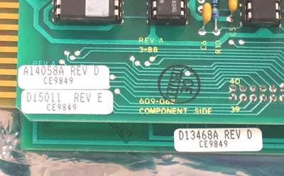 USED WOODMAN A-14058A CONVERTER BOARD REV. D, A14058A , D15011 REV. E