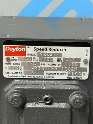Dayton 4Z291E Gearboxes & Speed Reducers | ESS Industrial Equipment Sales (4)
