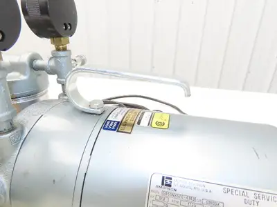 Emerson SA55NXGTC4143 Oil-Less  Rotary Vane Vacuum Air Pump 115VAC 1/3Hp 1725RPM