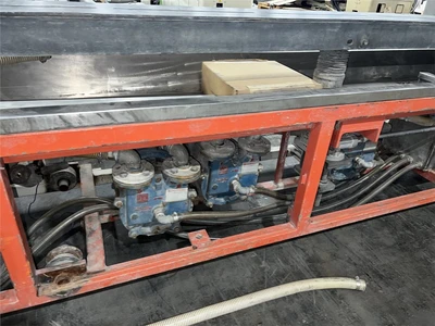 15' Friul Filiere Vacuum Calibration Table, (3) Pompetravaini Vacuum Pumps