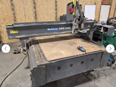 2007 MULTICAM 5000 Used 3 Axis CNC Routers | PlastiMach Corp (1)