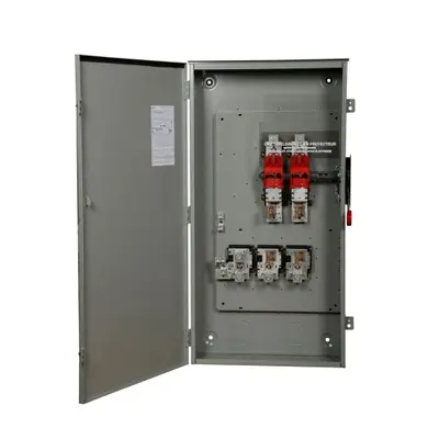 Eaton DH225FRK Disconnect Safety Switch, 2-Pole, 240V, 400A, Fused [New]